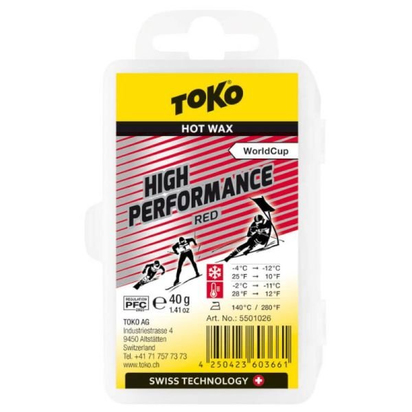 Toko High Performance Hot Wax red 40g