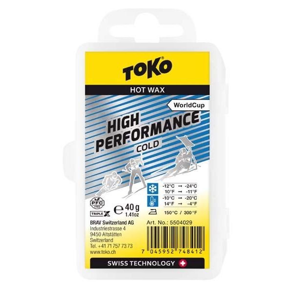 Toko High Performance Hot Wax Cold (blue) 40g