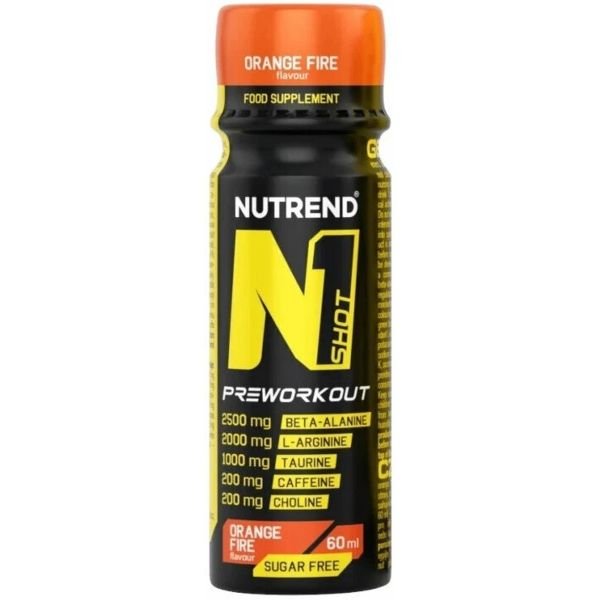 Enerģijas lādiņš Nutrend N1 Shot 60ml Sarkanais Apelsīns